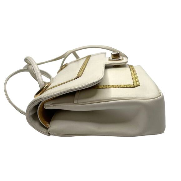 Judith Lieber Vintage Leather Shoulder Bag (Rare) - Picture 4 of 11